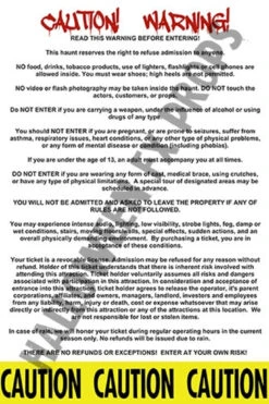 Laminated Haunt Rule Poster