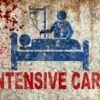 Intensive Care Sign - Halloween Decor Prop Road And Lawn Decoration Sticker