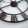 Large 3D Handmade Vintage Wrought-Iron Wall Clock - Escape Room Prop