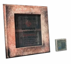 Serum Antivirus Cabinet Escape Room Prop