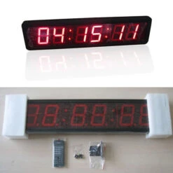 Large Display LED Digital Countdown Clock (w/ Wireless Remote) - Escape Room Prop
