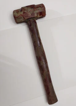 Bloody Mallet - Fake Weapon Halloween Prop