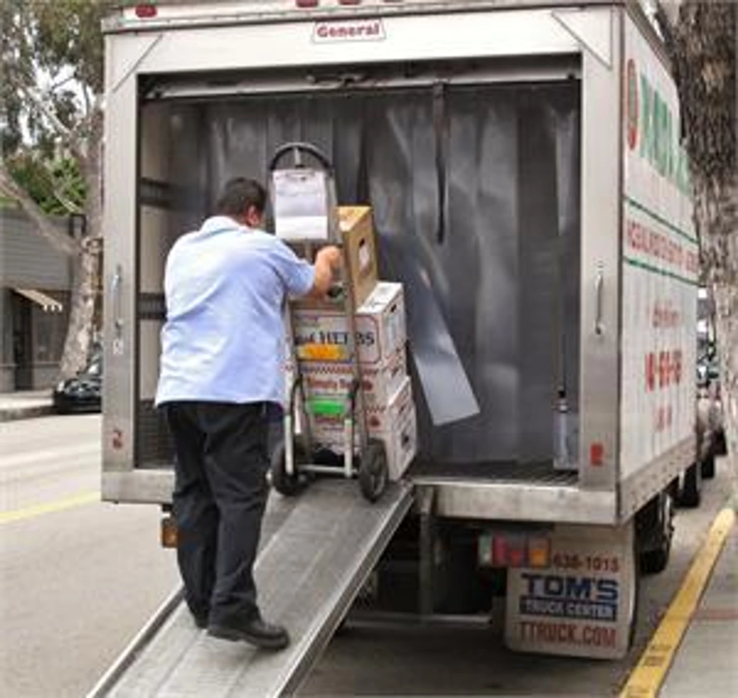 Freezer Strip Door Cooler Curtains Fits Up To A 10'x10' Opening 6-W - Image 3