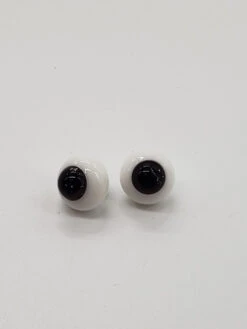 Pair Of Miniature Eyeballs- Brown- Replacement Eyes