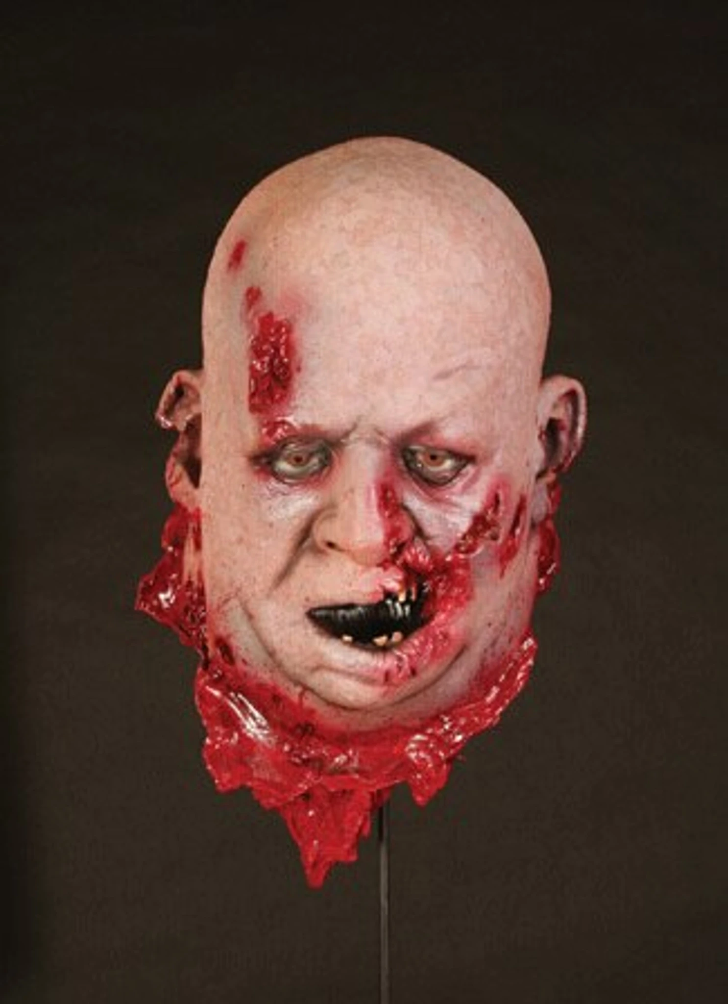 Fat Zombie Head Halloween Prop
